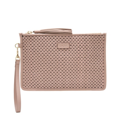 Madellino Pudra Kadın Deri Clutch