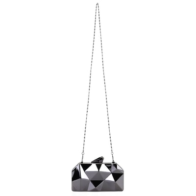 Mamsell Siyah Kadın Parlak Gece Abiye Çanta