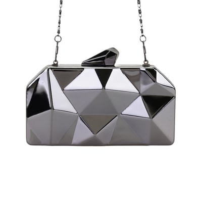 Mamsell Siyah Kadın Parlak Gece Abiye Çanta