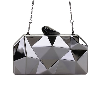 Mamsell Siyah Kadın Parlak Gece Abiye Çanta