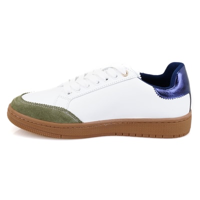 Manno Yeşil Kadın Deri Spor Ayakkabı