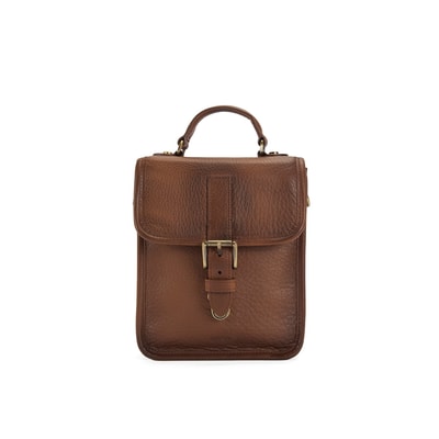 Marcel Kahve Erkek Vintage Deri Postacı Çantası