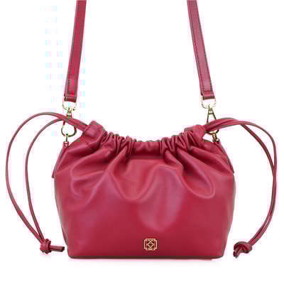 Maria Kırmızı Kadın Deri Omuz Çantası