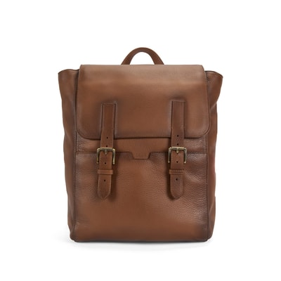 Mateo Kahve Vintage Deri Sırt Çantası