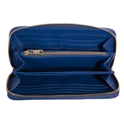 Mavi Damian Kadın Deri Cüzdan