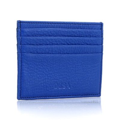 Mavi Kadın Deri Kartlık