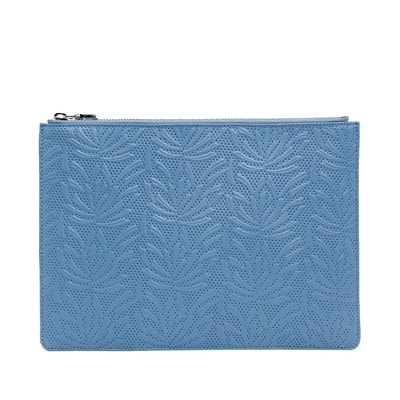 Mavi Sary Kadın Deri Porföy Çantası