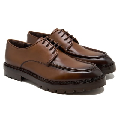 Mazing Taba Erkek Deri Günlük Ayakkabı