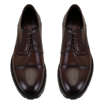 Melina Kahve Erkek Deri Klasik Ayakkabı