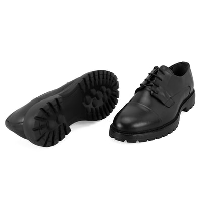 Melina Siyah Erkek Deri Klasik Ayakkabı