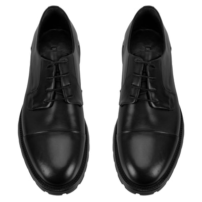 Melina Siyah Erkek Deri Klasik Ayakkabı