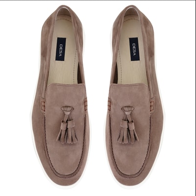 Miles Kahve Erkek Nubuk Deri Loafer