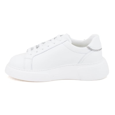 Miracle Beyaz Kadın Deri Spor Ayakkabı