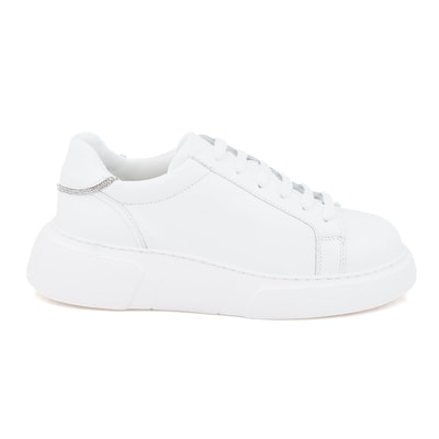 Miracle Beyaz Kadın Deri Spor Ayakkabı