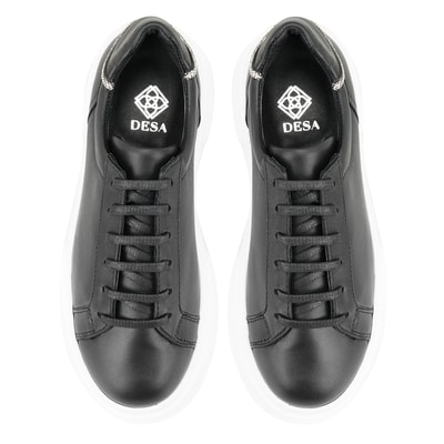 Miracle Siyah Kadın Deri Spor Ayakkabı