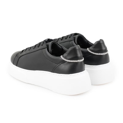 Miracle Siyah Kadın Deri Spor Ayakkabı