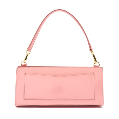 Miuna Pudra Kadın Rugan Deri El Çantası