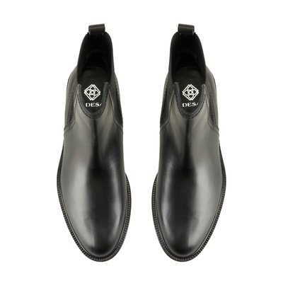 Molira Siyah Kadın Deri Bot