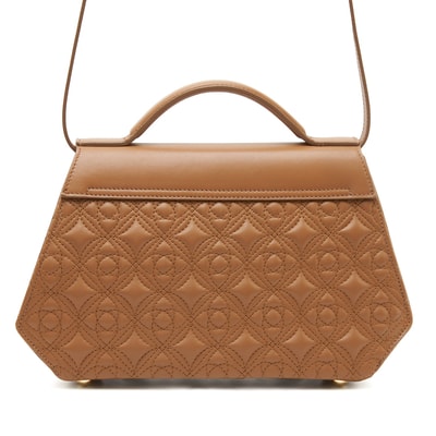 Monte Kadın Monogram Deri Omuz Askılı Çanta