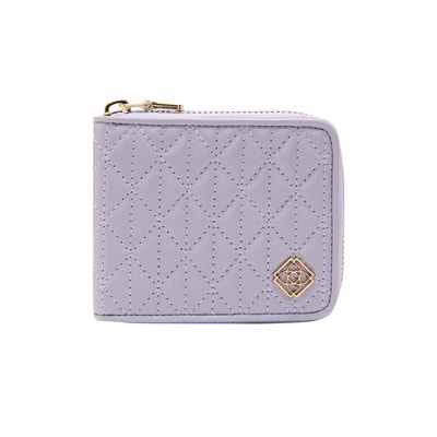 Mor Kapitone Kadın Deri Cüzdan
