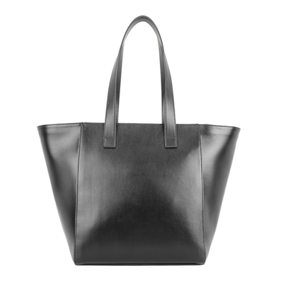 Morgan Siyah Kadın Logolu Deri Omuz Çantası