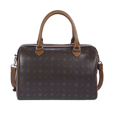 Nadja Kahve Kadın Monogram El Çantası