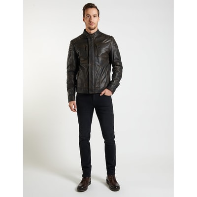 Nancy Vintage Erkek Deri Mont