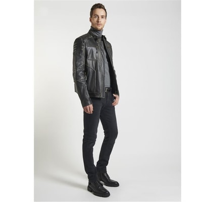 Nancy Vintage Erkek Deri Mont