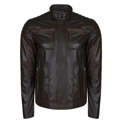 Nancy Vintage Erkek Deri Mont