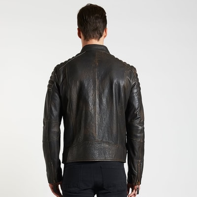 Nancy Vintage Erkek Deri Mont