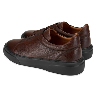 Nathaniel Kahve Erkek Deri Günlük Ayakkabı