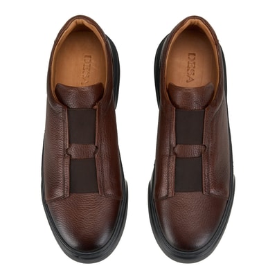 Nathaniel Kahve Erkek Deri Günlük Ayakkabı
