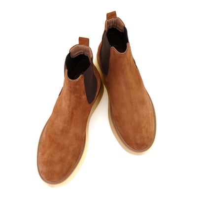 Ndari Taba Erkek Lastikli Süet Deri Chelsea Bot