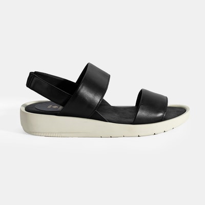 Nicole Siyah Kadın DesaComfort Deri Sandalet