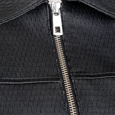 Ninfe Vintage Siyah Kadın Streç Deri Ceket