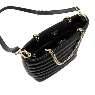 Norberto Zincir Detaylı Kadın Deri Omuz Askılı Çanta