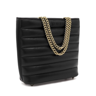 Norberto Zincir Detaylı Kadın Deri Omuz Askılı Çanta