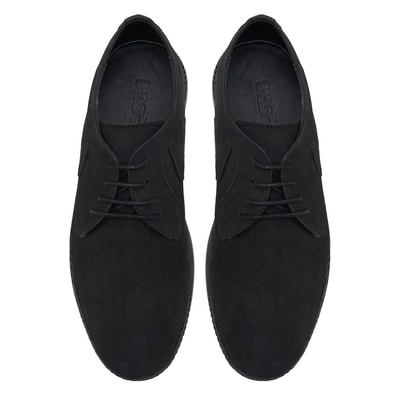 Oberon Siyah Erkek Nubuk Günlük Ayakkabı