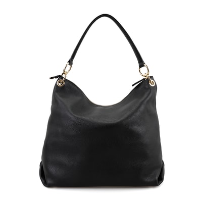 Oksana Siyah Kadın Deri Omuz Çantası