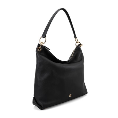 Oksana Siyah Kadın Deri Omuz Çantası
