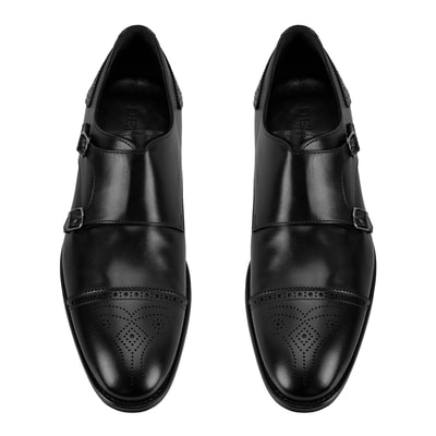 Olian Siyah Klasik Erkek Deri Ayakkabı