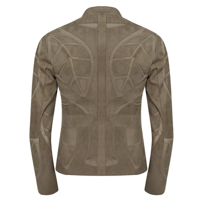 Origa Kadın Yaprak Panelli Deri Ceket