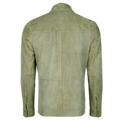 Osvaldo Yeşil Erkek Süet Gömlek