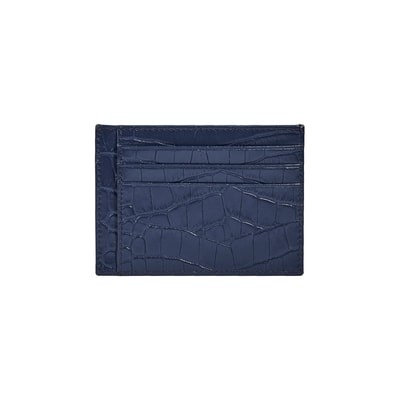Pablo Erkek Kroko Baskılı Deri Kartlık