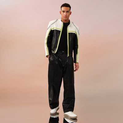 Pasquale Siyah Erkek Deri Pantolon