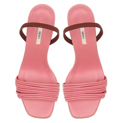 Pembe Aster Kadın Deri Abiye Ayakkabı