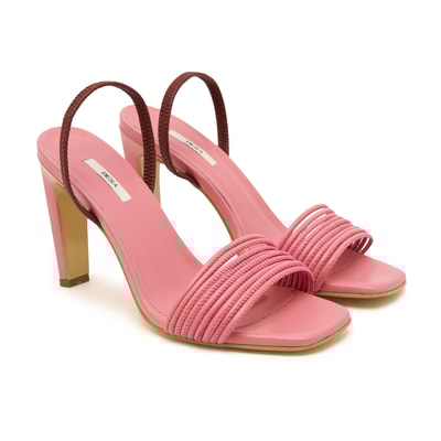 Pembe Aster Kadın Deri Abiye Ayakkabı