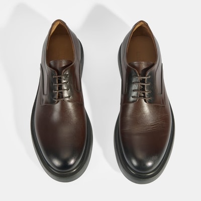 Perdita Kahve Erkek Deri Bağcıklı Klasik Ayakkabı