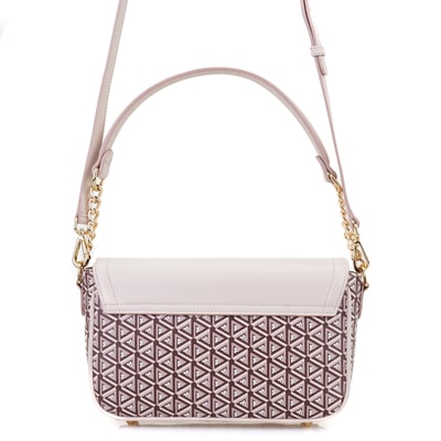 Plante Bej Kadın Monogram Omuz Çantası