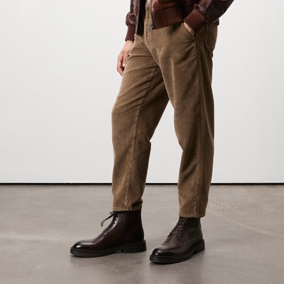 Poar Kahve Erkek Deri Bot